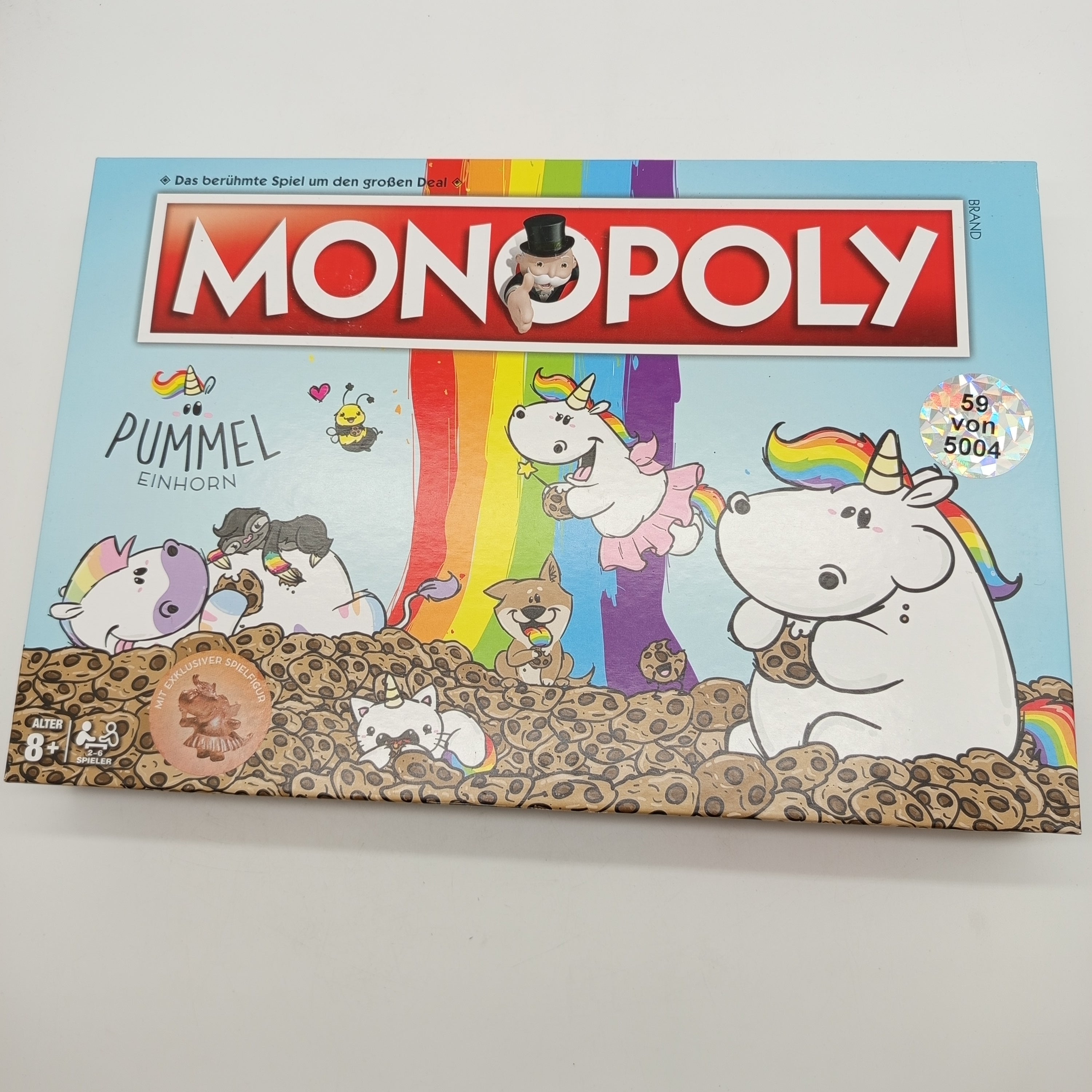 Hasbro Monopoly Pummel Einhorn Brettspiel – Limited Edition, OVP